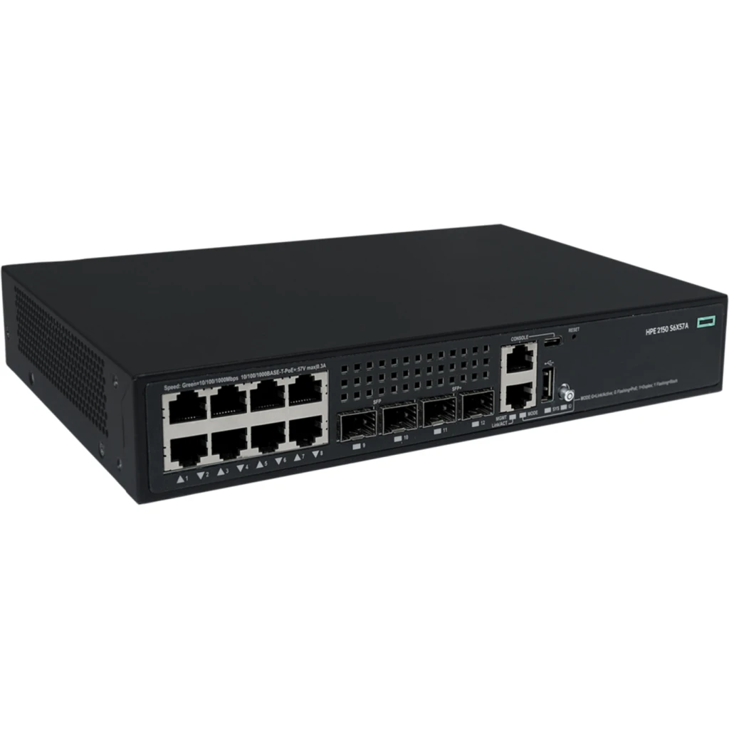 Imagen 2 de HPE - CW 2150 8p 10M/100M/1G PoE+