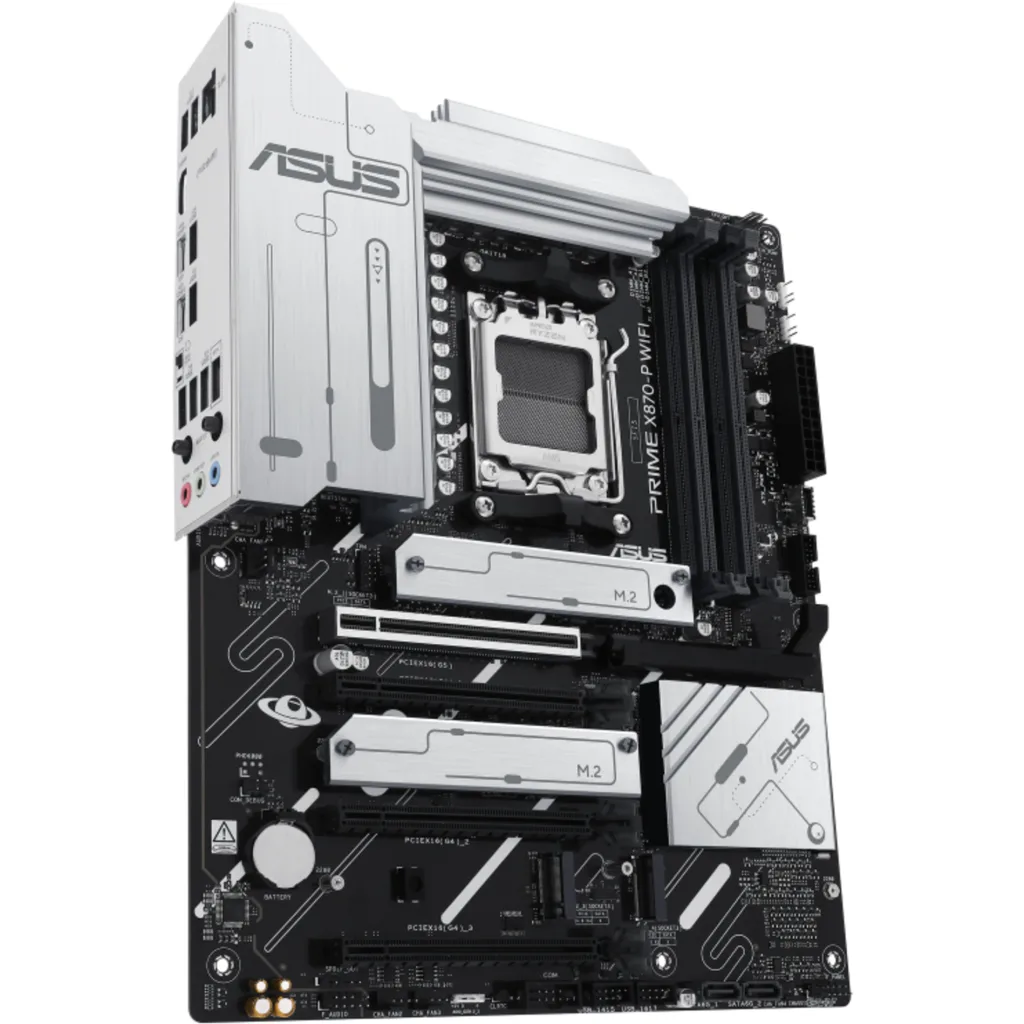 Imagen 2 de Tarjeta Madre Asus PRIME X870-P WIFI AMD AM5 4*DDR5 4*M.2 HDMI USB-C 