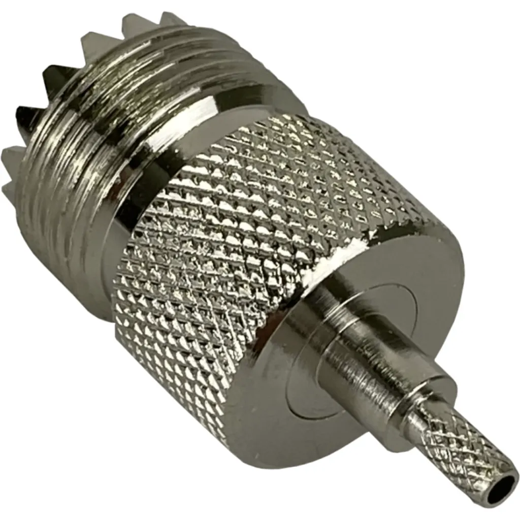 Imagen 2 de UHF-Hembra RG316 Conector Crimpeable CA100 RG174