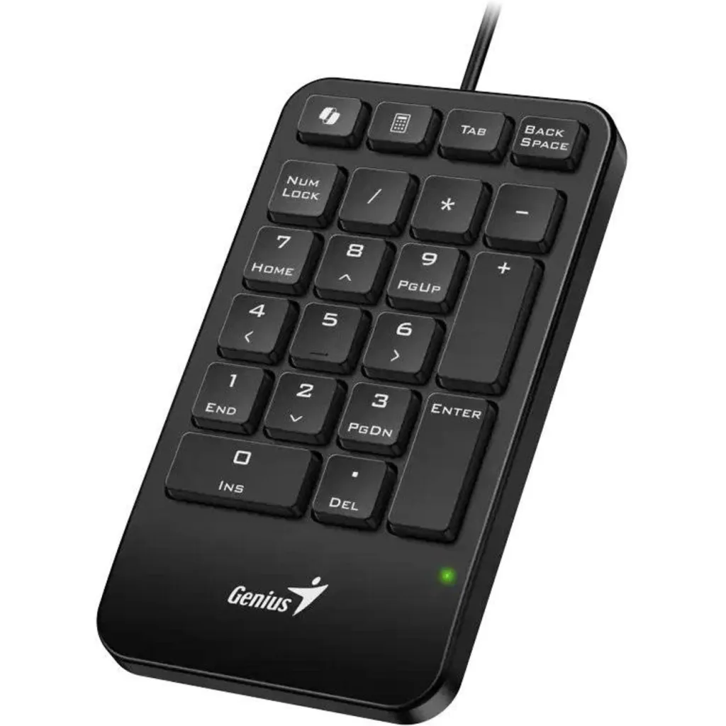 Imagen 1 de GENIUS TECLADO NUMERICO COPILOT USB BLACK-NUMPAD-125 USB-A
