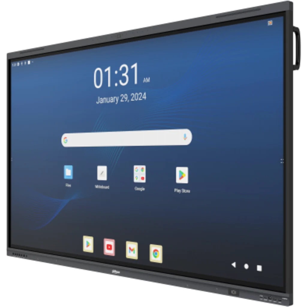 DHI-LPH86-MC480-U es una pizarra interactiva 86" 4K con Android 13, 8 GB RAM y 1