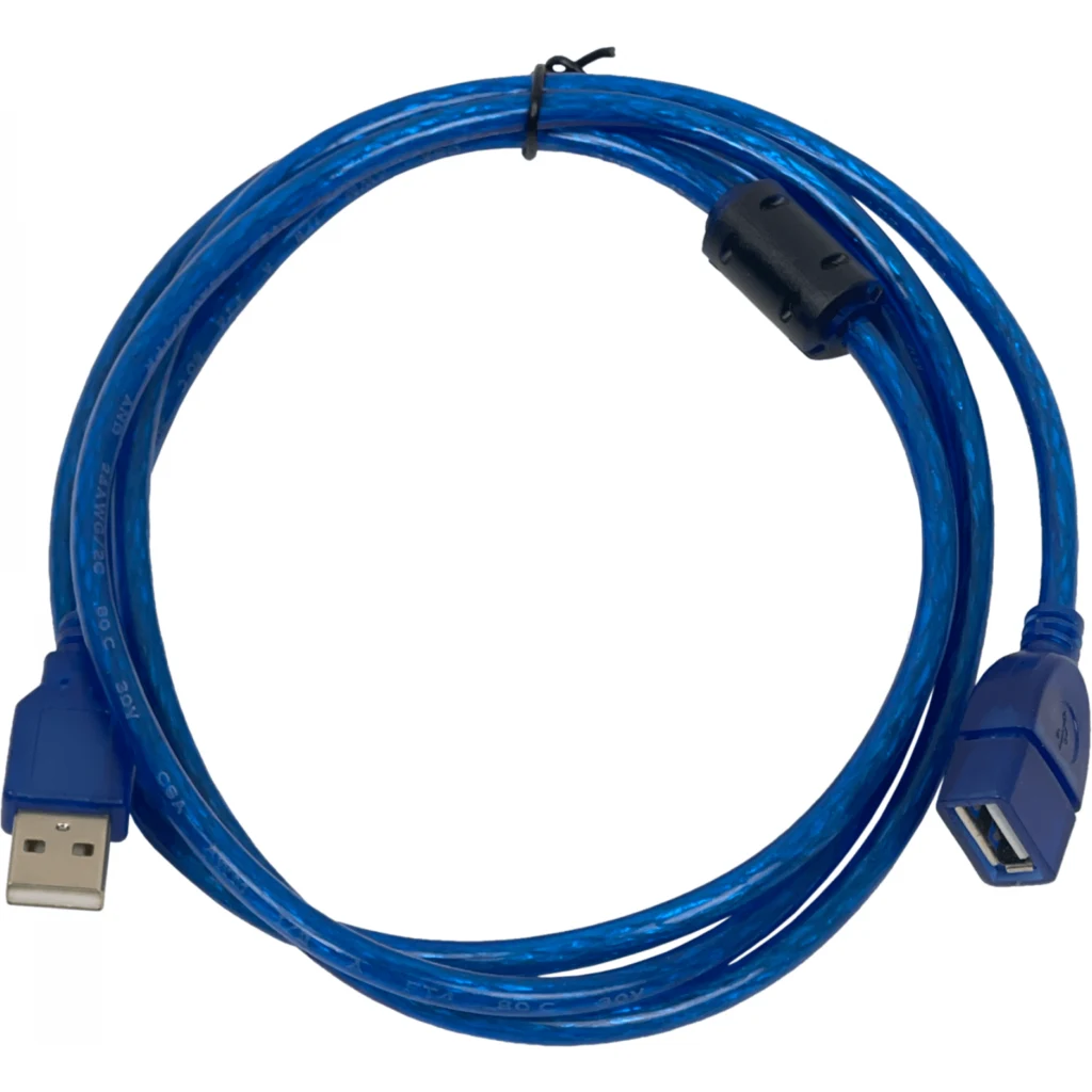 Imagen 1 de Cable Extensión USB 2.0 Tipo-A Macho a Hembra Pasivo Longitud 1.5mts Color Azul