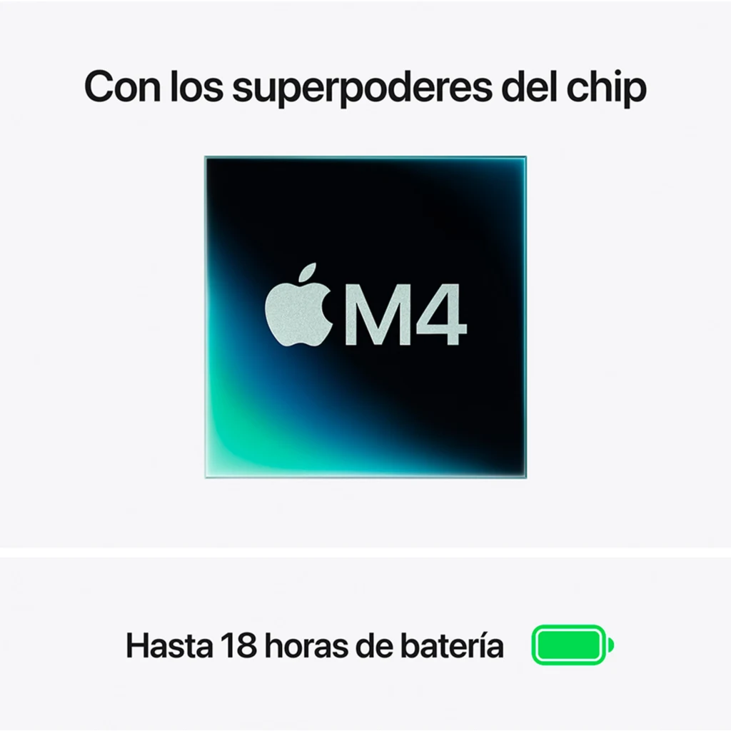 Imagen 3 de MacBook Air 13.6/ M4 10C/ GPU 10C/ 24 RAM/ 512GB Silver