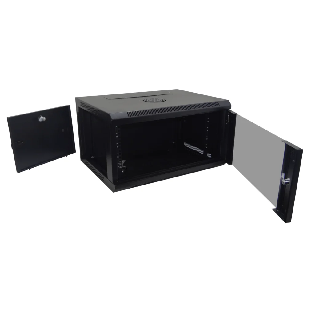 Imagen 2 de LINKMADE 45CM 5U GABINETE RACK PARED NEGRO