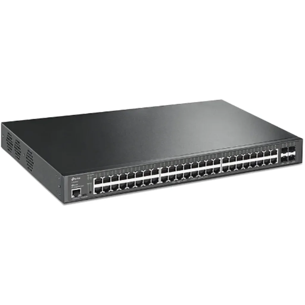 Imagen 2 de SG3452XP. 48-Port Gigabit and 4-Port 10GE SFP+ L2+ Managed Switch with 48-Port PoE+