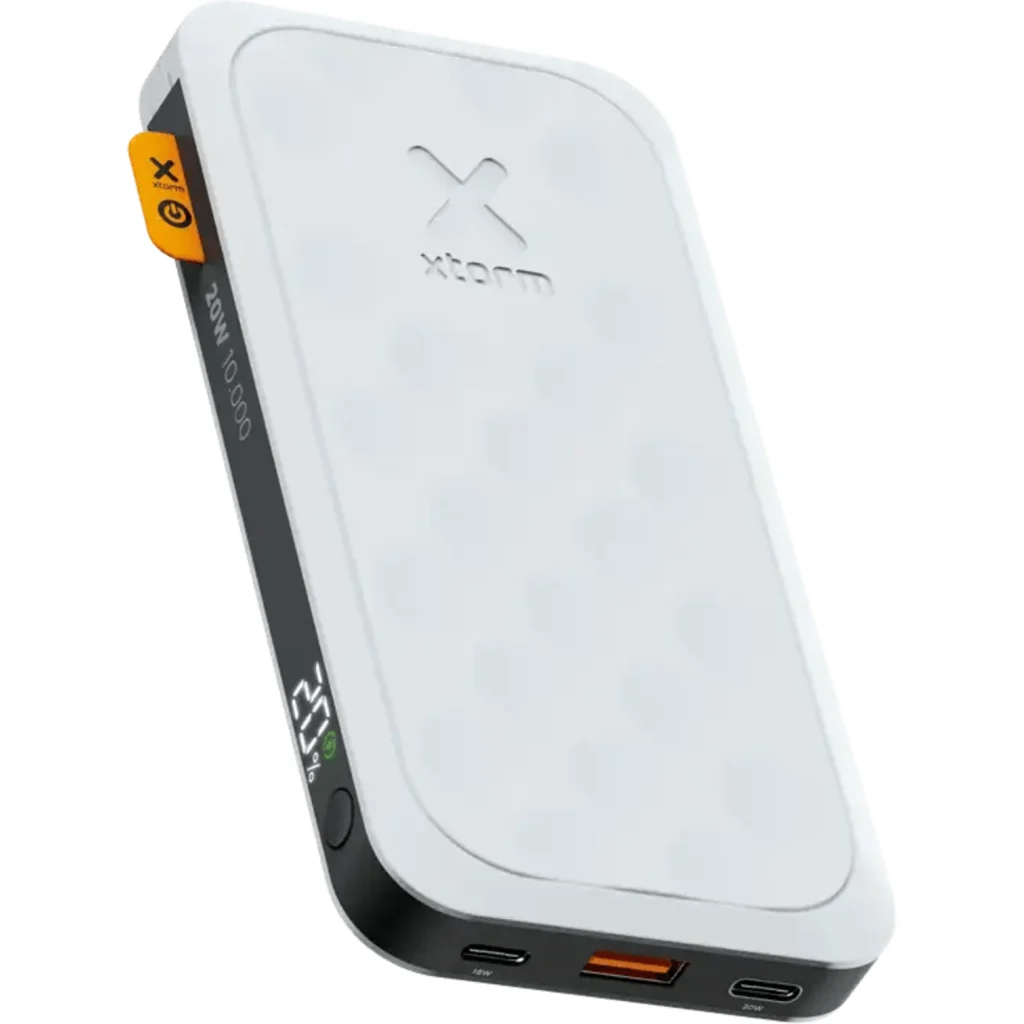 Bateria 10.000 mAh 2xUSB-C 1xUSB-A 20W Fuel Series Xtorm blanco crepusculo