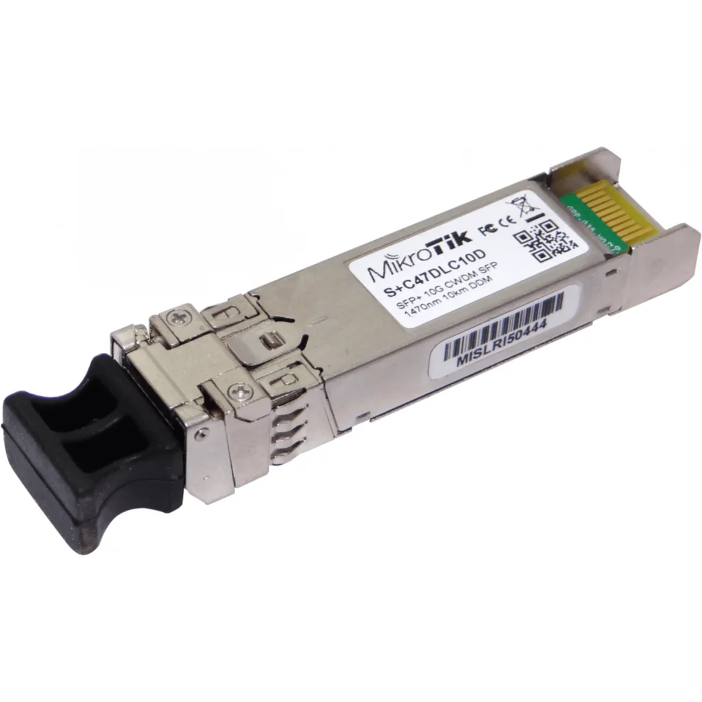 Imagen 1 de MIKROTIK SFP+ CWDM module 10G SM 10km 1470nm LC-connector DDM