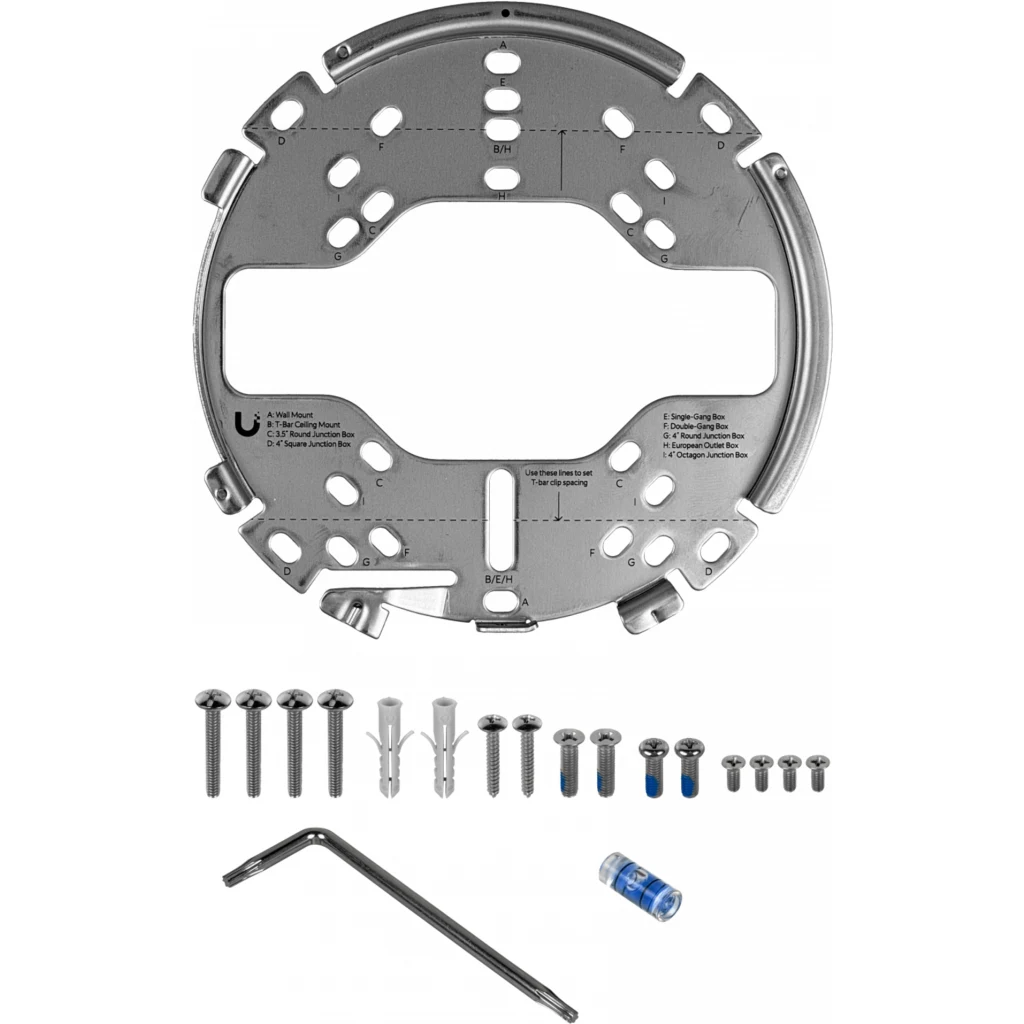Imagen 5 de UI Blanco Placa de Montaje Para Camaras Ubiquiti