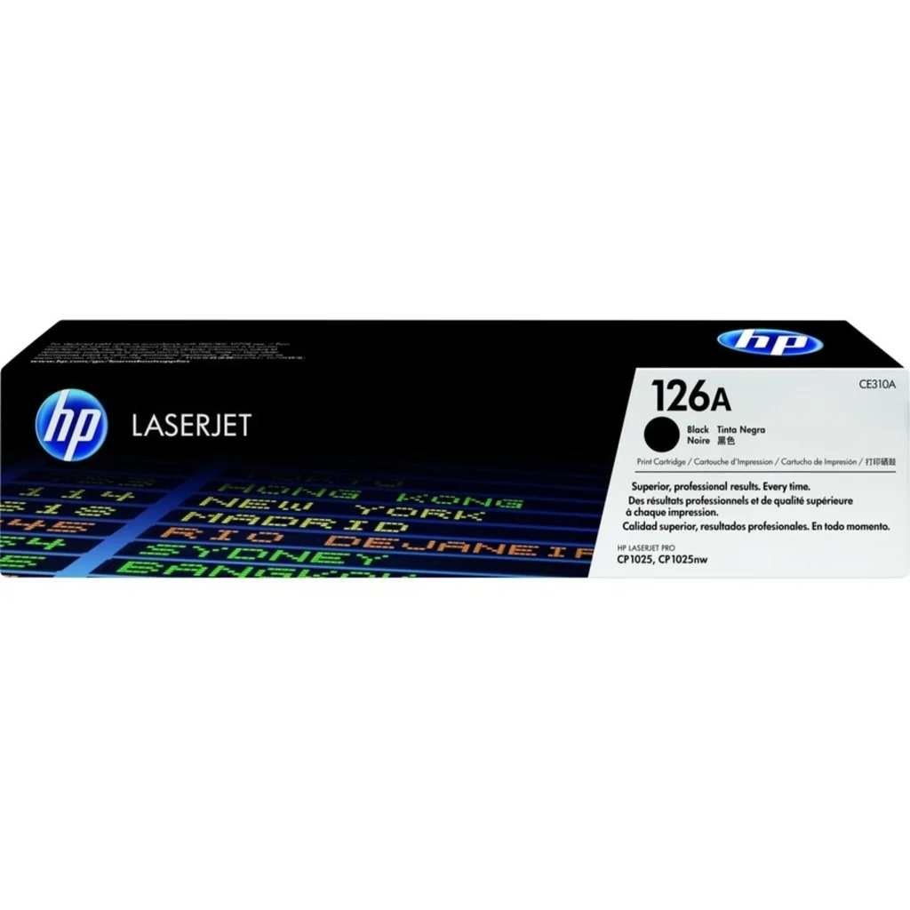 Toner HP 126A Negro para LaserJet Pro M175a/M175nw/CP1025nw/M175nw, 1200Páginas