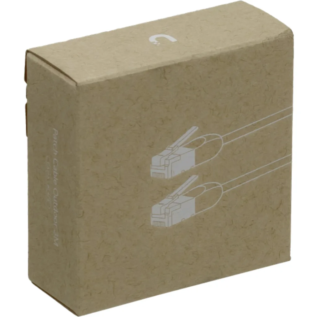 Imagen 2 de UBIQUITI 3mt Negro Cat6A F/UTP Cable Exterior TPE 10GbE PoE+++