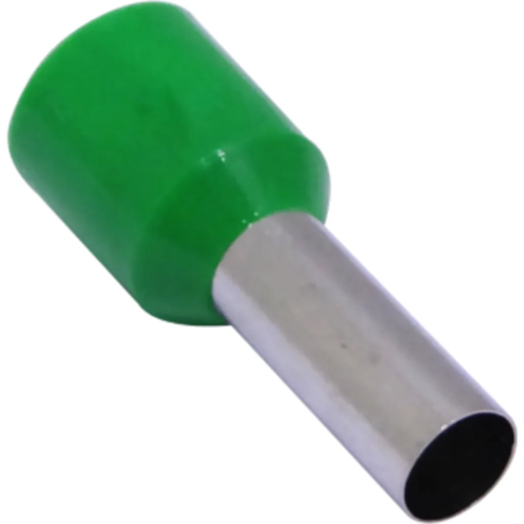 Imagen 1 de Verde 10,0mm2 12/21,5mm 100-unid AWG7 Ferrules Terminal Aislado Crimp
