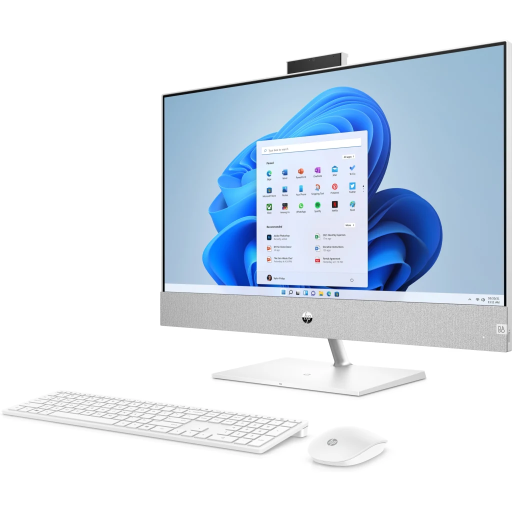 Imagen 6 de Computador HP AIO Pavilion AMD Ryzen 5 5500U RM 16GB SSD 512GB 27" W11H