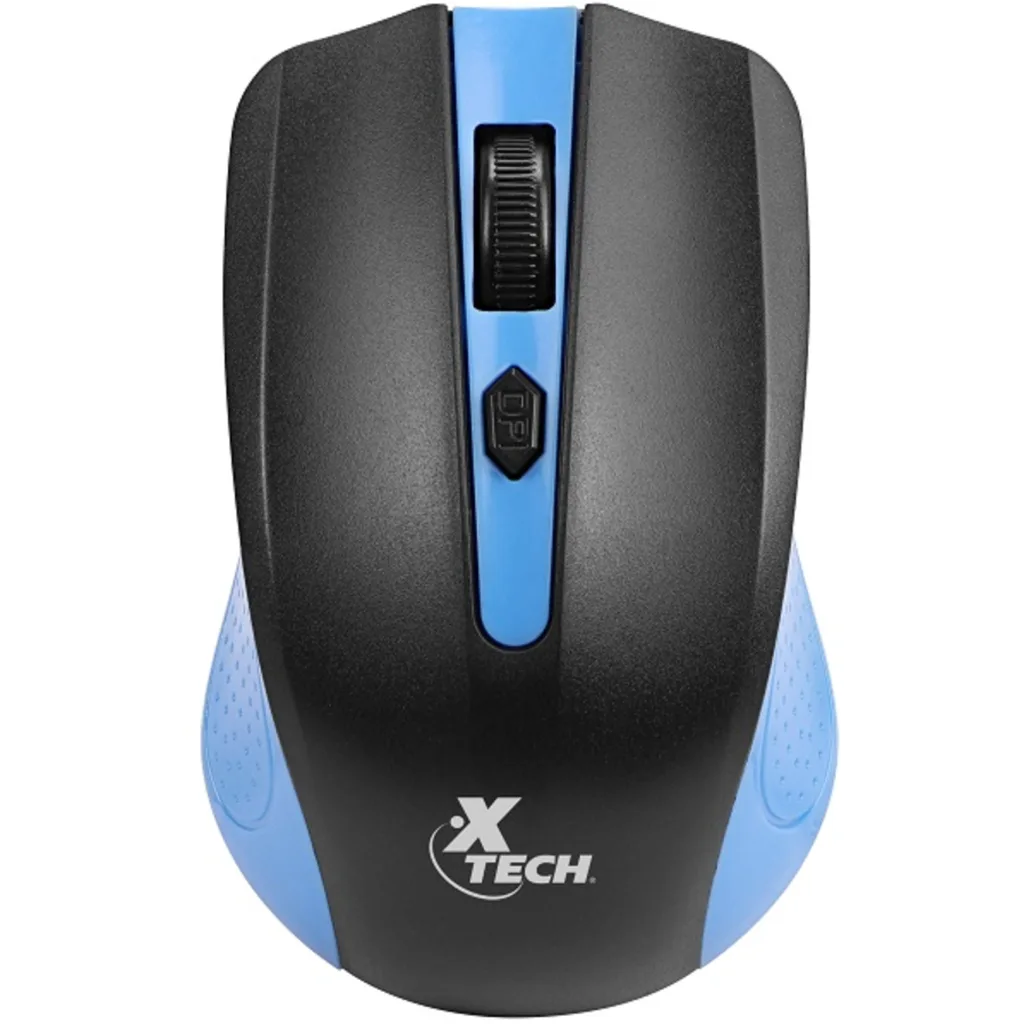 Mouse Inalámbrico XTech XTM-310BL Óptico 1600DPI 2.4GHz 4 botones Color Azul