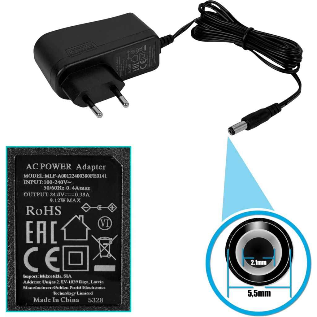 Imagen 3 de SXTsq 5 ax outdoor con Wi-Fi 6 5GHz, antena 16 dBi, CPU 800MHz, Gigabit Ethernet, PoE y RouterOS L4. Ideal para enlaces CPE compactos.