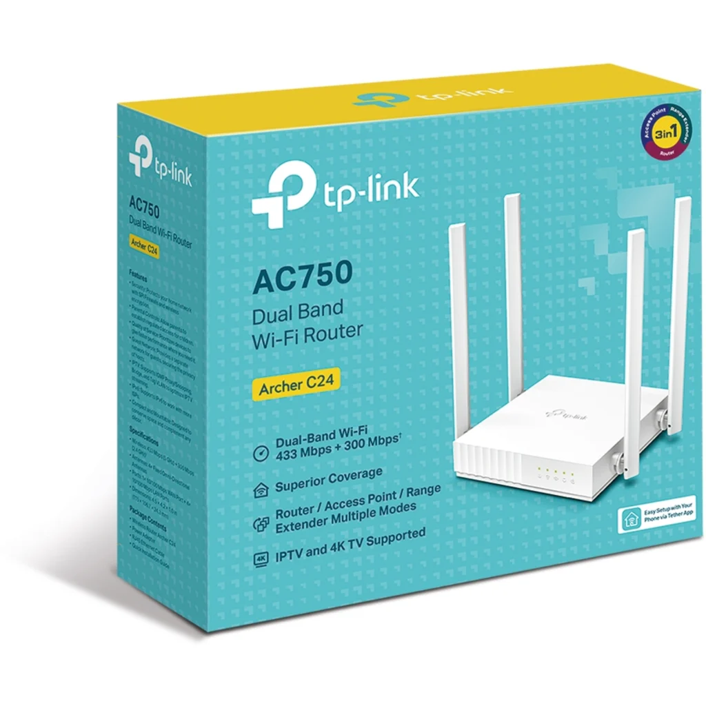 Imagen 3 de TP-LINK ROUTER AC750 Wi-Fi DUAL BAND ES / Archer C24
