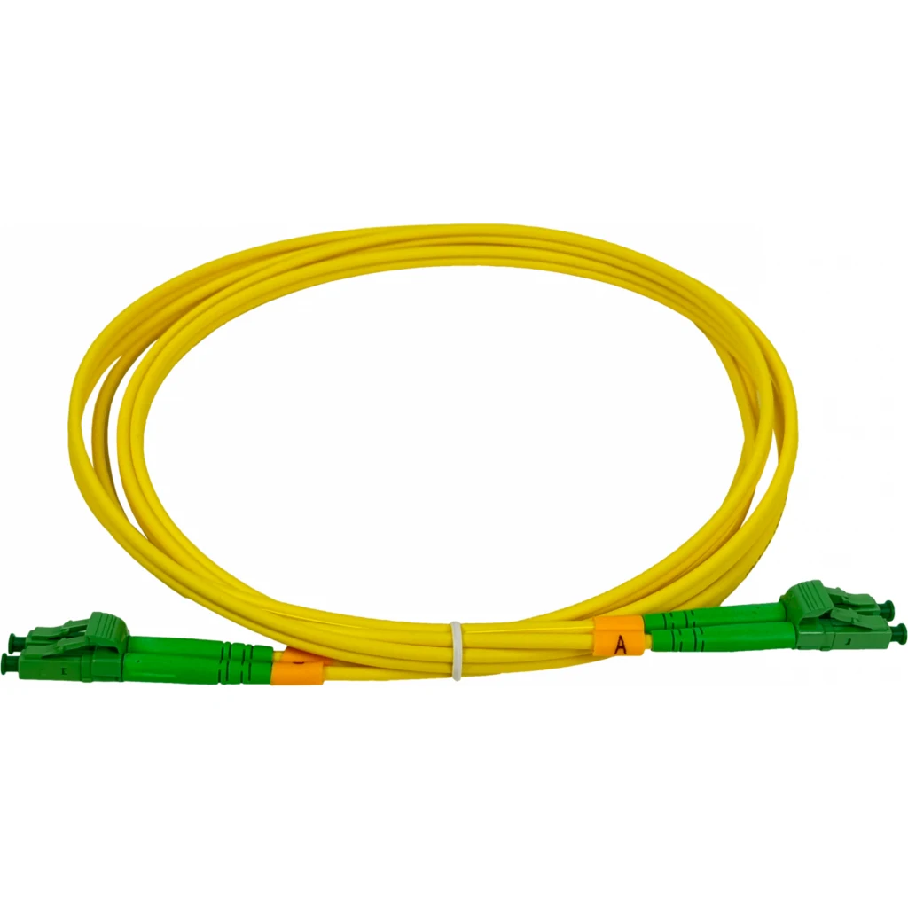 Imagen 1 de 2mt SM LC/APC-LC/APC MonoModo SM Duplex Jumper Cable Fibra 3.0mm 9/125