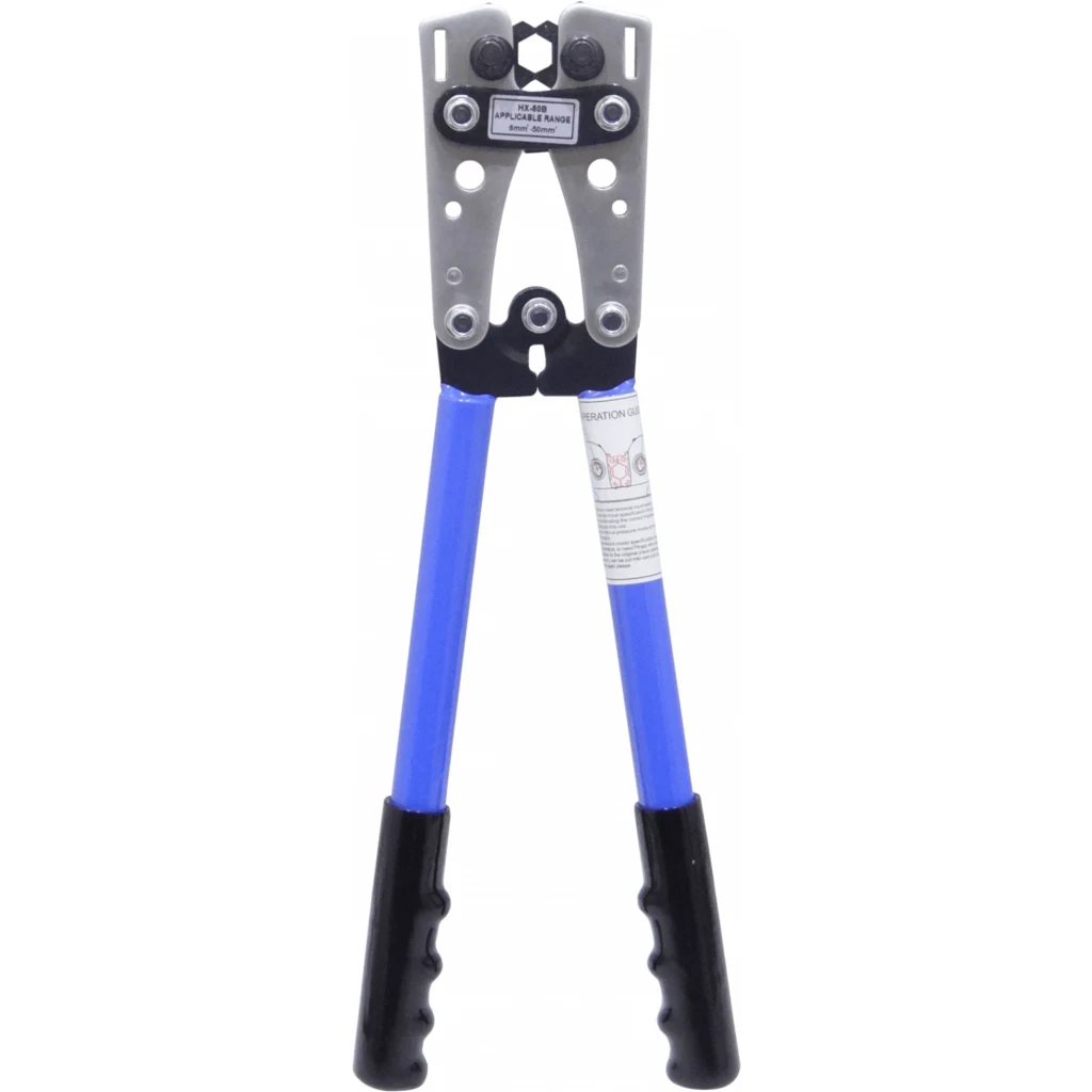 Imagen 2 de 6mm2 10mm2 16mm2 25mm2 35mm2 50mm2 Herramienta Crimpeadora Hex 10-1AWG