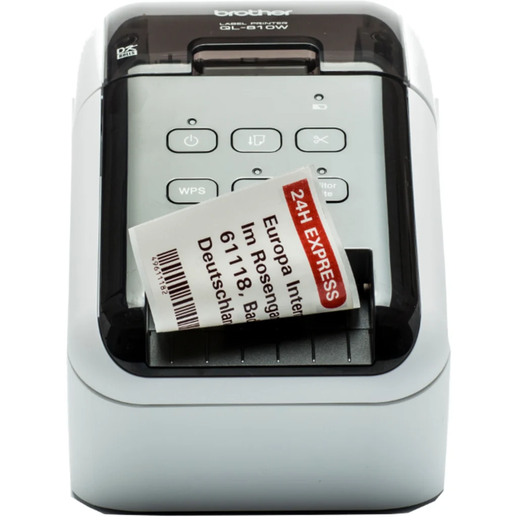 Imagen 7 de Rotuladora Brother QL 810W, 58mm 110cpm 600x300dpi USB Wireless (b/g/n)