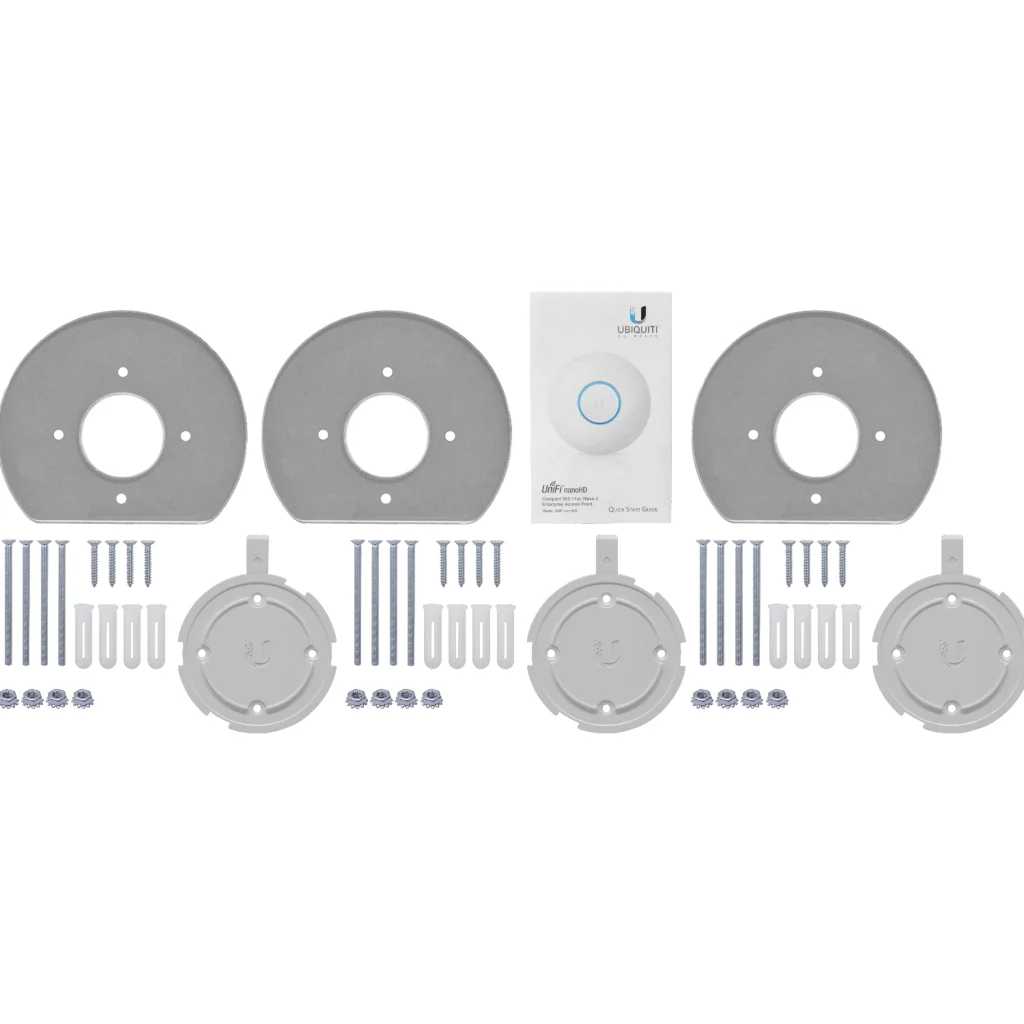 Imagen 2 de UBIQUITI 3 und Wave2-4x4 2,4GHz-300 5Ghz-1733 req-PoE48Vaf 1-1000 4x3dBi