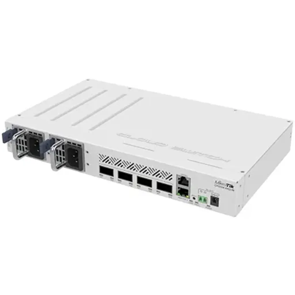 MIKROTIK 4-QSFP28-100G 1-100 L5 PoE-IN-802.3 bt