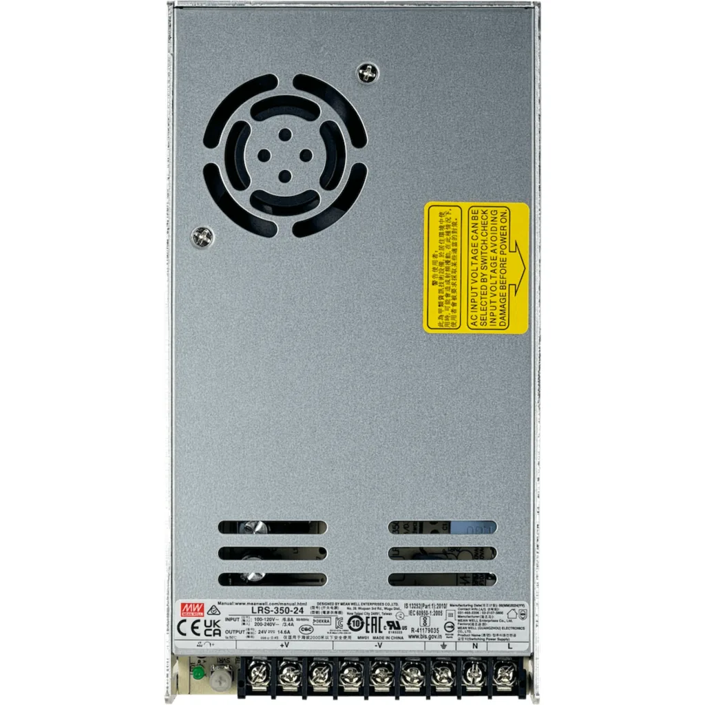 Imagen 4 de Fuente de Poder Mean Well LRS-350-24, 350W 24V tipo montaje Chasis