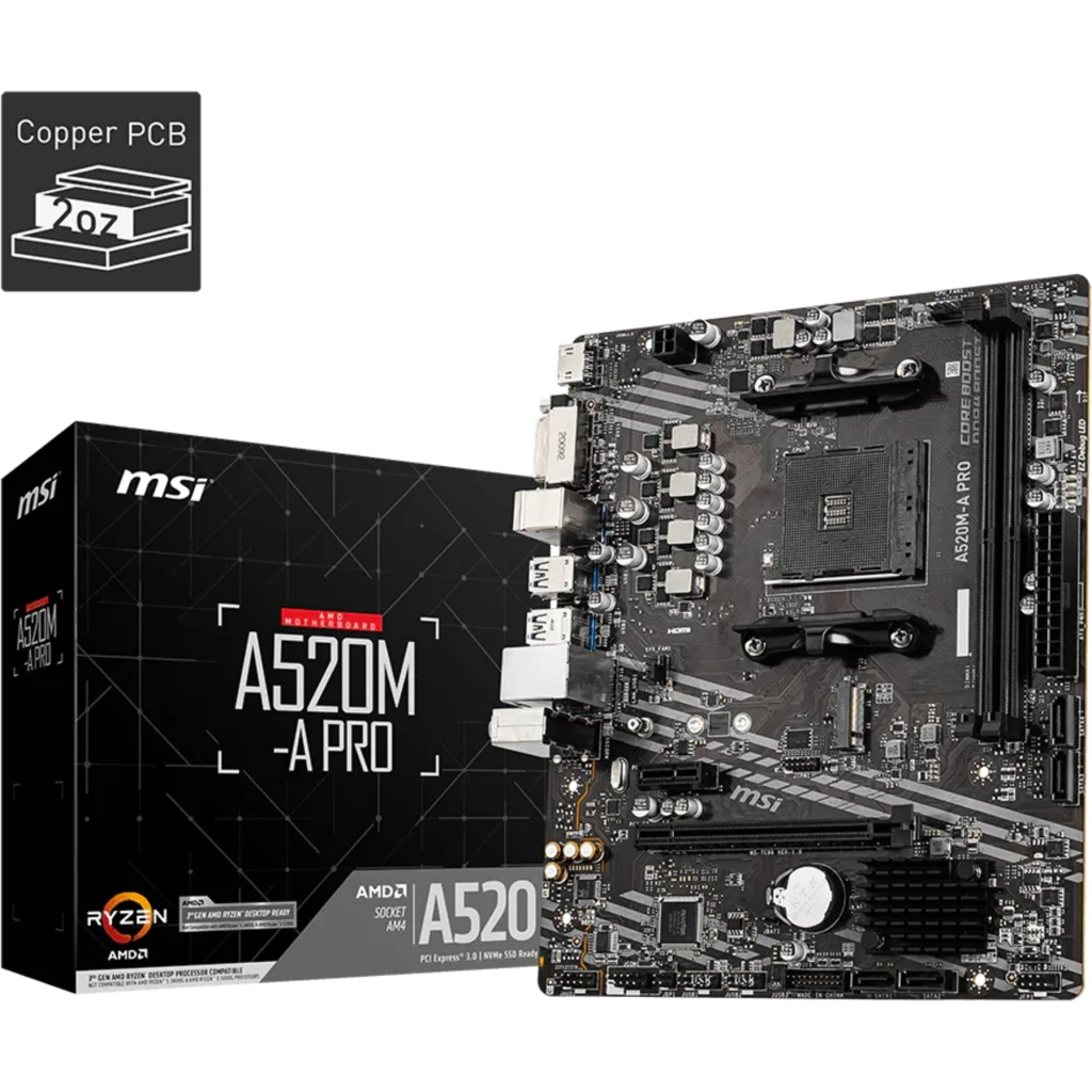 Imagen 4 de TARJETA MADRE A520M A PRO AM4 DDR4