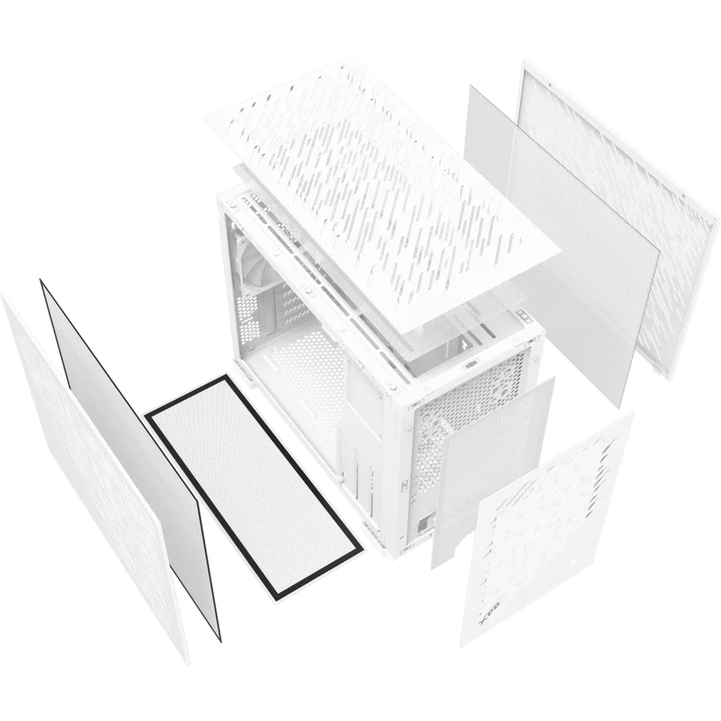 Imagen 7 de Gabinete XPG VALOR AIR NANO Micro-ATX 1 Vent Blanc