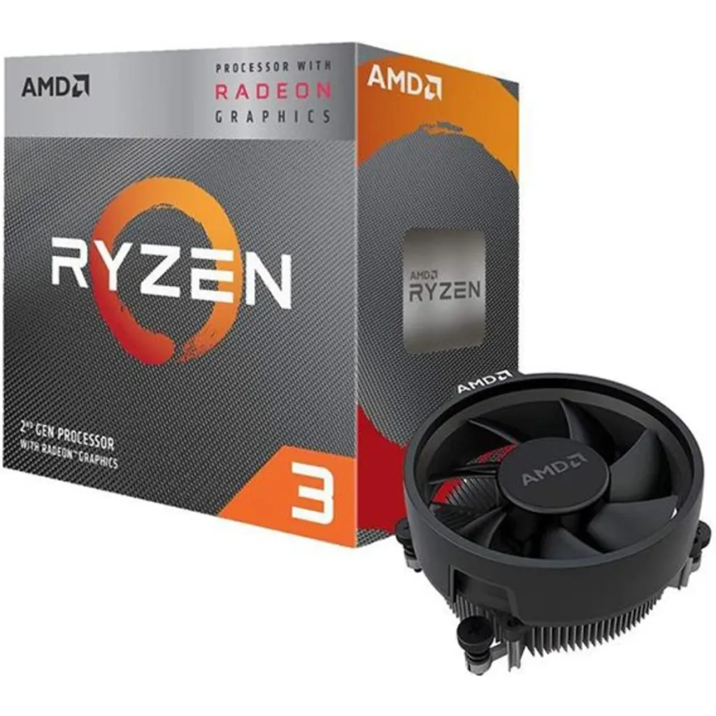 CPU AMD Ryzen 3 3200G 3.60-4.0GHz 4MB L3 4 Núcleos Socket AM4 c/Graf FAN