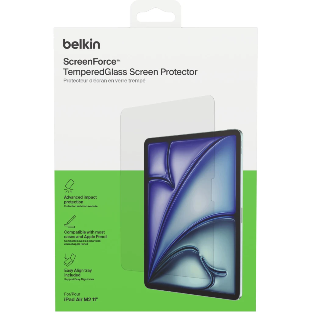 Imagen 2 de Lamina Glass Screenforce para iPad Air 11" M2 Belkin