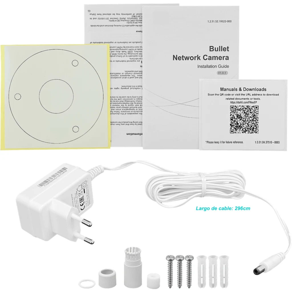 Imagen 4 de DAHUA Bullet 4MP 2,8mm Wifi 2,4GHz MicroSD IP67 1-100 30mt inc-12Vdc