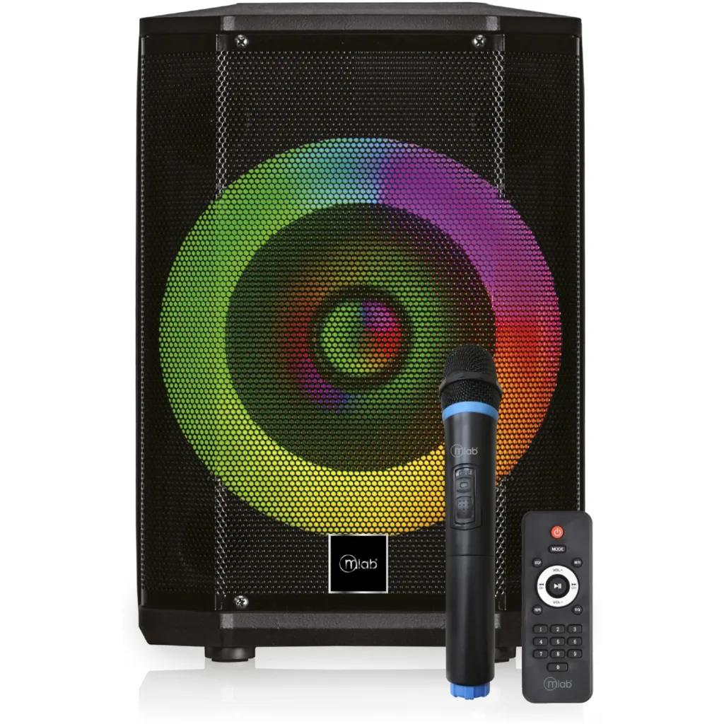 Imagen 2 de MLAB PARLANTE FLAMING CHROMA SOUND 8" MICROFONO INALAMBRICO