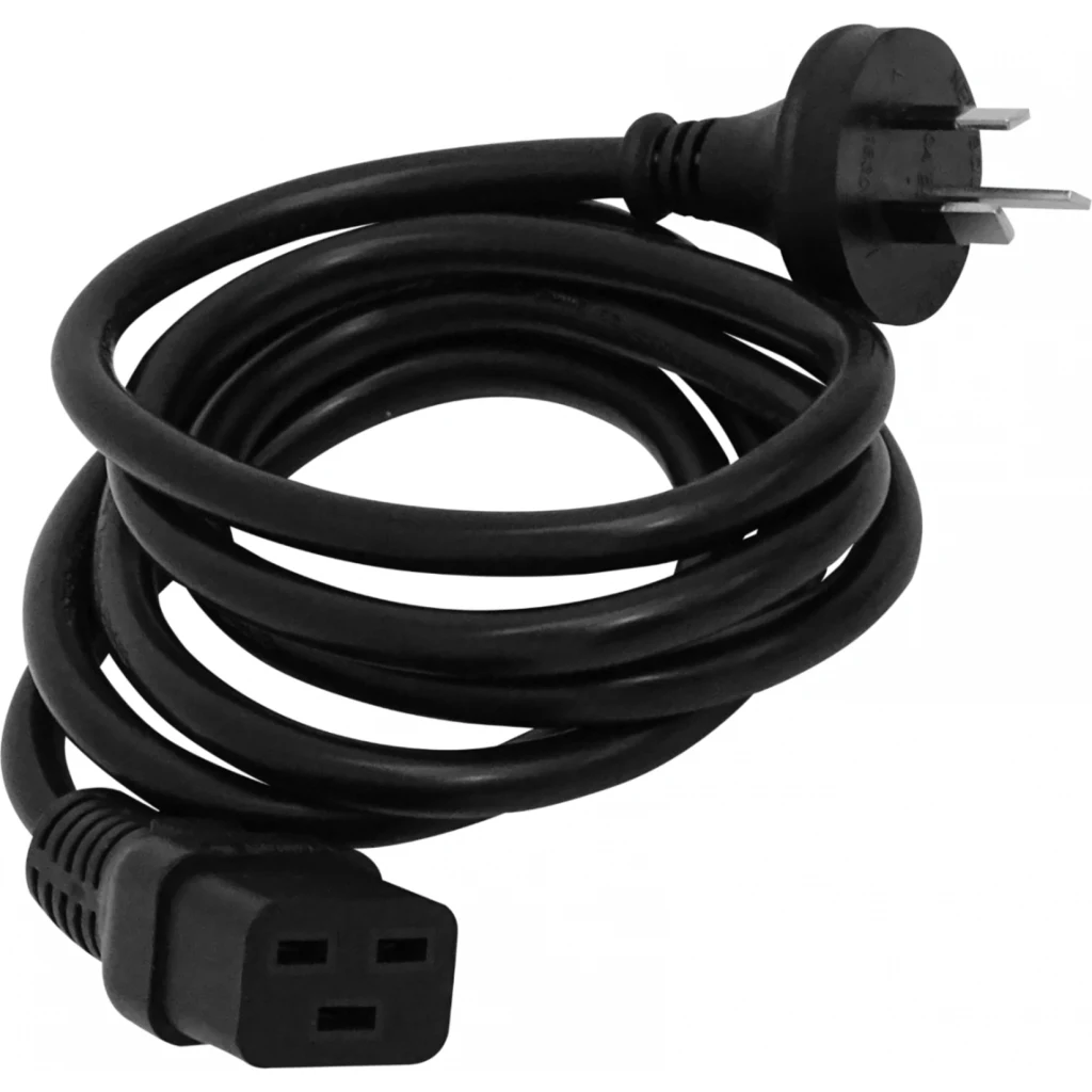 I-Macho C19-Hembra Cable Poder Negro 1,8mt Type-I=Argentina/Australia
