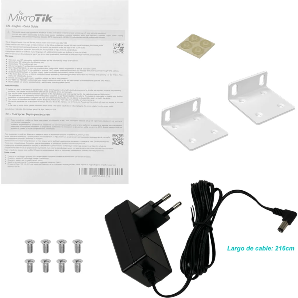 Imagen 3 de Switch MikroTik CRS326-24G-2S+RM 24 Puertos Giga Ethernet Rackeable (Sin PoE)