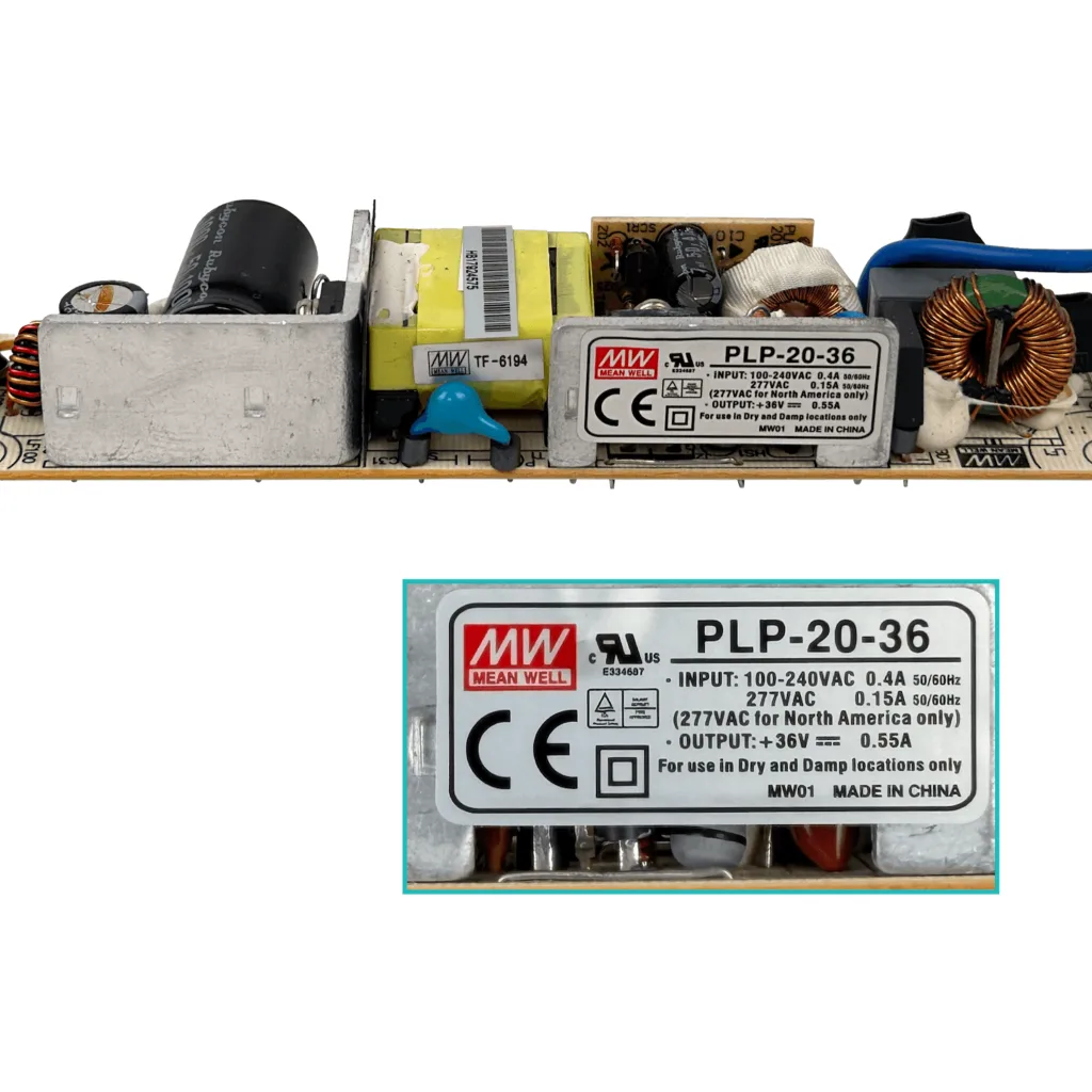 Generica Meanwell 20W 36V 0,55A Open-Frame Fuente-Poder