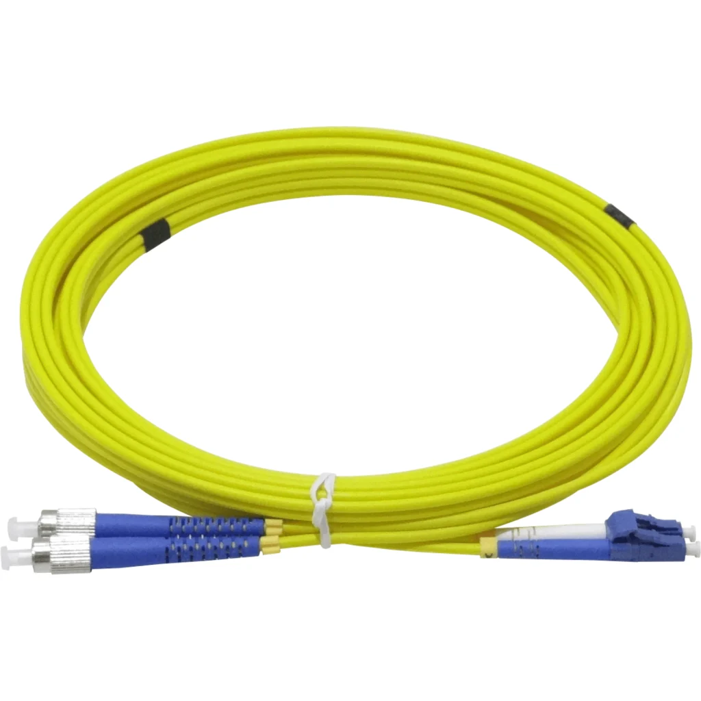 Imagen 2 de 5mt LC-FC MonoModo SM Duplex Jumper Cable Fibra 9/125um LSZH