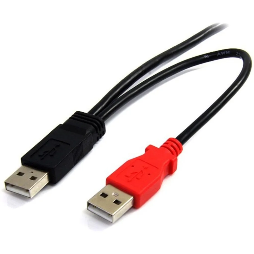 Imagen 1 de 6ft USB Y Cable for Hard Drive