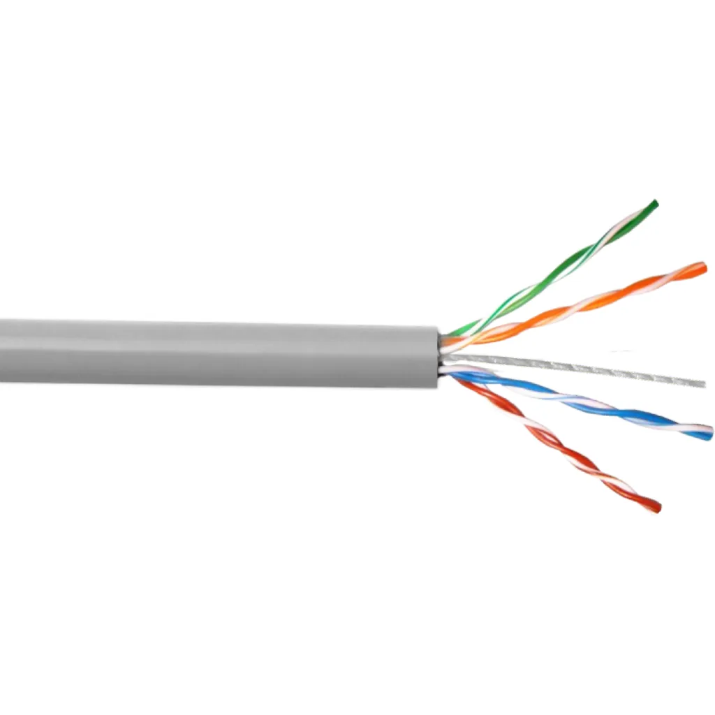 Imagen 2 de Cable de Red Linkchip Cat5e UTP PVC Interi AWG24/0,45mm Rollo 305mts GRIS