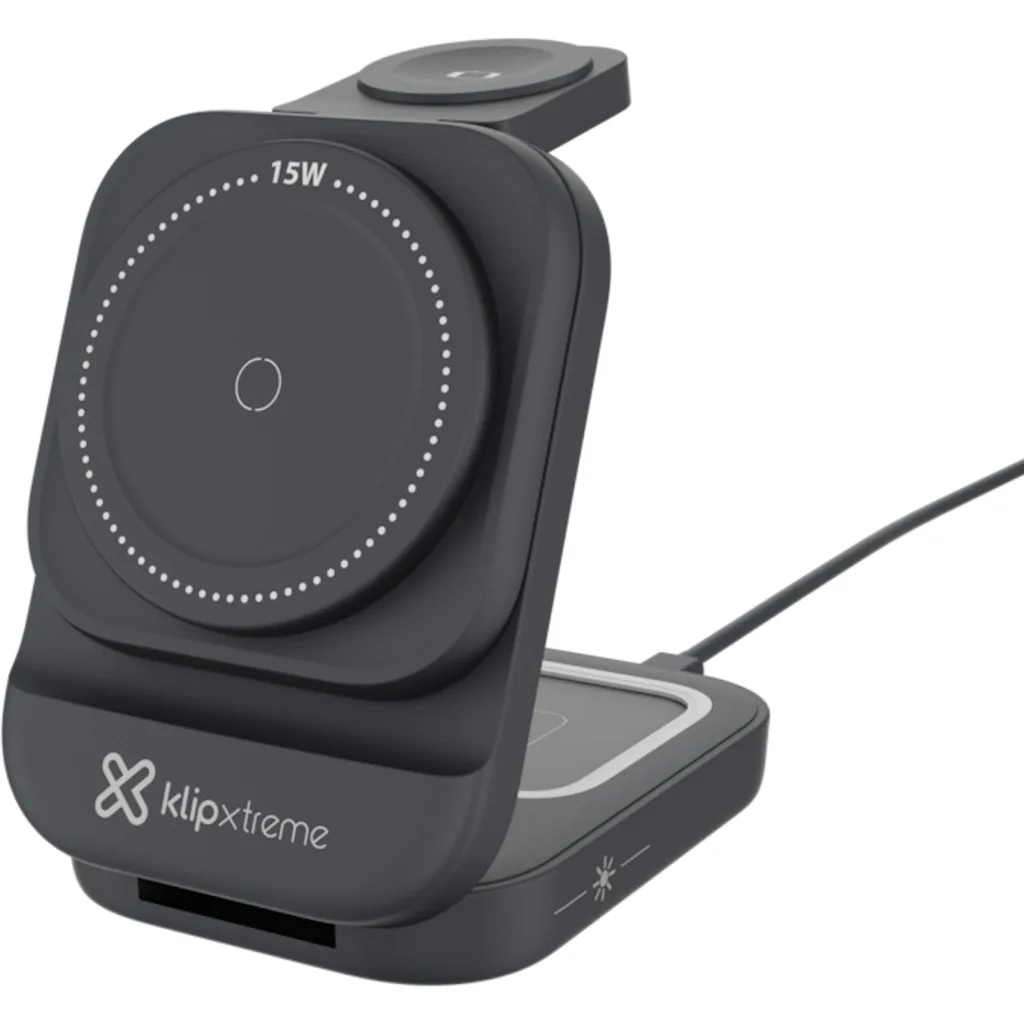 Imagen 6 de Base de Carga Innalámbrica KlipX KDC-150, 15W Soporte Verticl USB-C p/celular