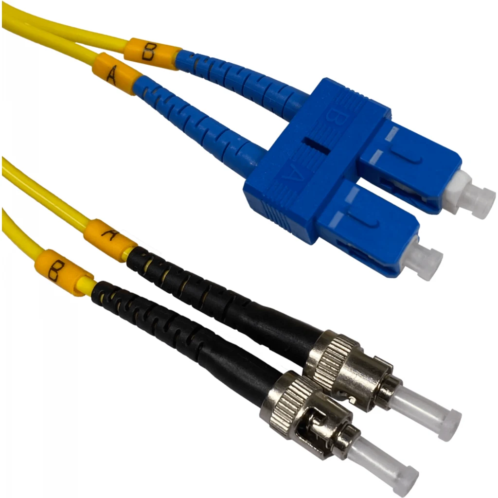 Imagen 1 de 5mt ST/UPC-SC/UPC MonoModo SM Duplex Jumper Cable Fibra 9/125um 3mm