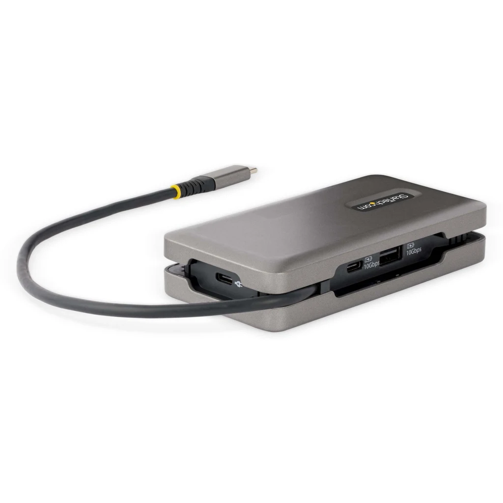 Imagen 1 de Docking Station StarTech USB-C a HDMI VGA 2*USB-A3.2 USB-C3.2 USB-C PD, LAN