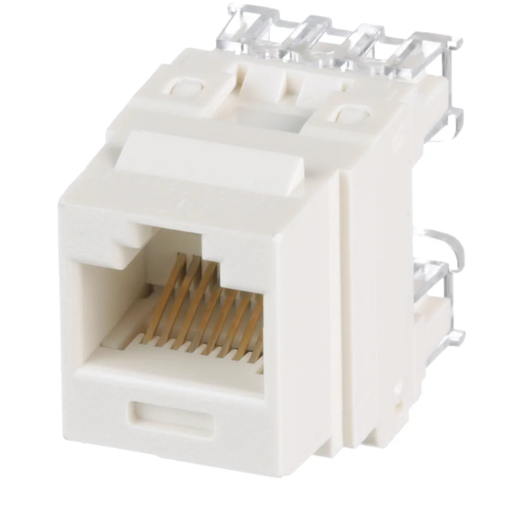 Panduit NetKey Punchdown Jack Module - Modular insert - RJ-45 - off white