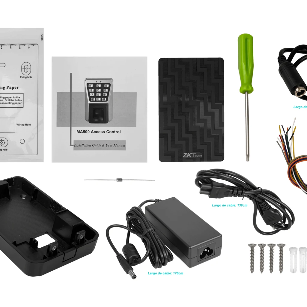 Imagen 6 de Control de Acceso  Standalone Antivandalica IP65 PIN+Proxy+BIO TCP/IP