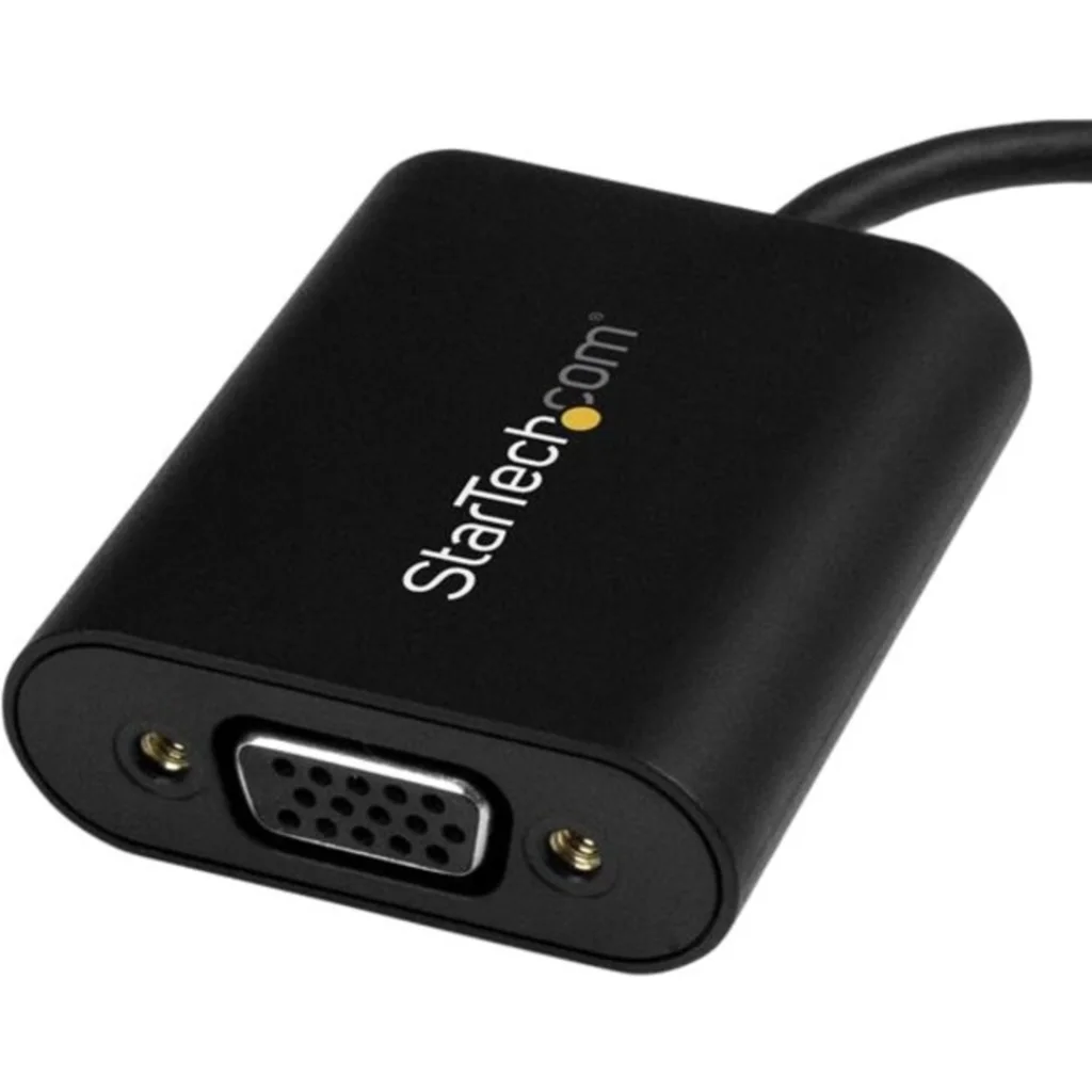 Imagen 2 de Adaptador Gráfico USB-C a VGA con Interruptor de Modo de Pres. 1920*1200 Negro