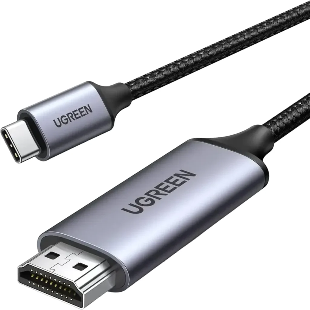 MM142. Cable USB-C a HDMI 1.5 metros UGREEN. Material Aluminio.