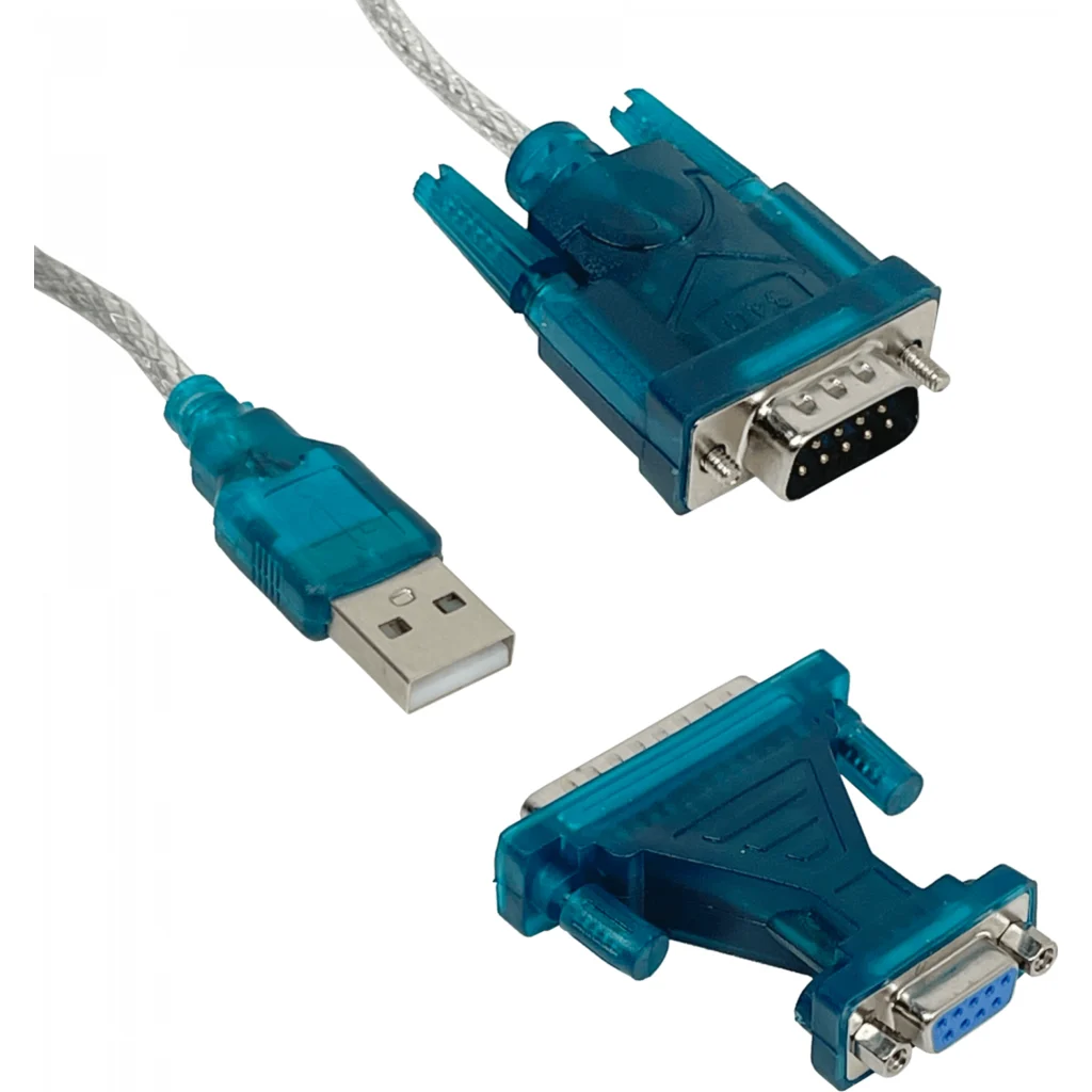 Imagen 3 de Cable USB-A a Serial DB9 Macho y Adaptador DB9 Hembra a DB25 Macho