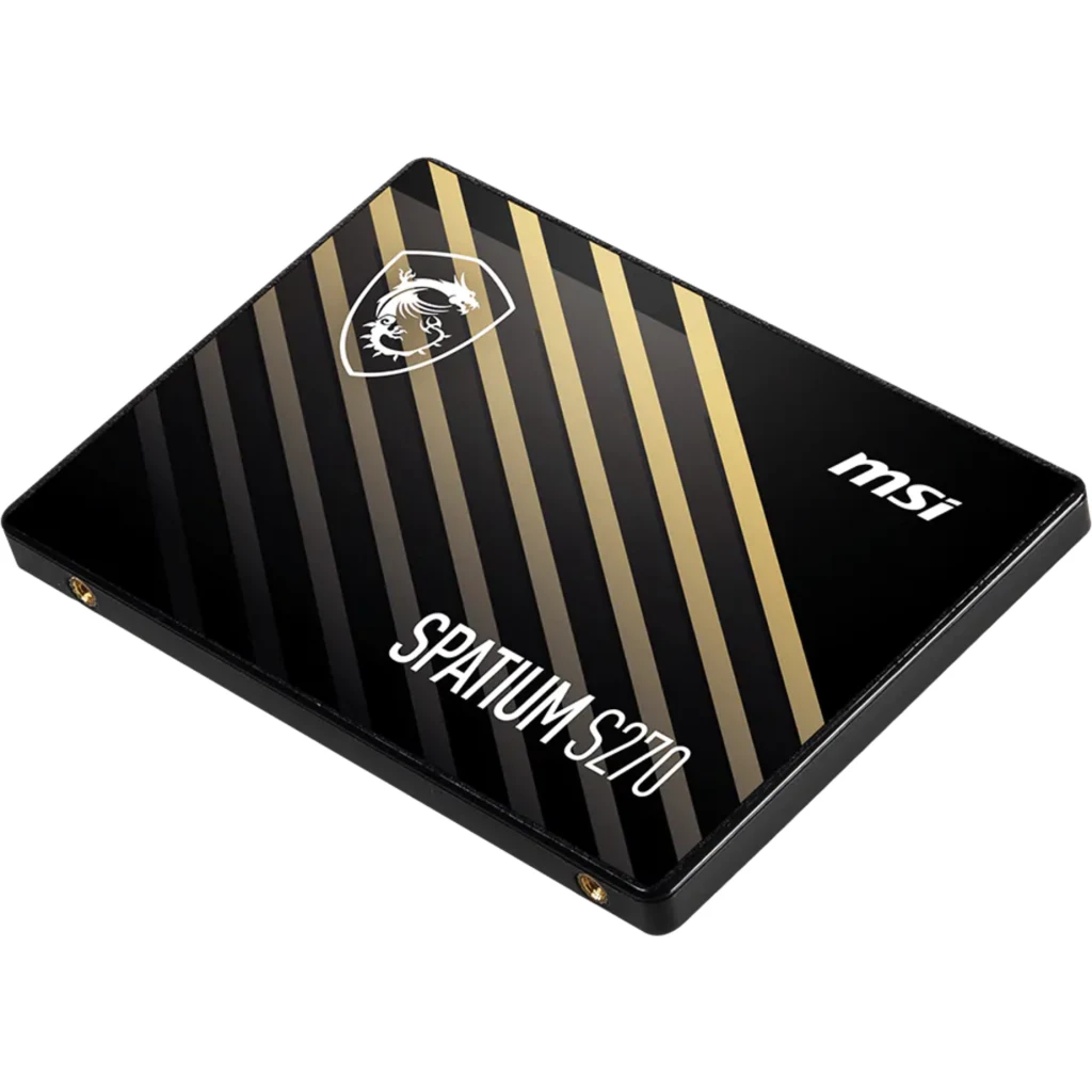 Imagen 7 de Unidad SSD MSI Spatium S270 480GB 2.5" 7mm SATA 3D NAND Lectura Hasta 500Mbps