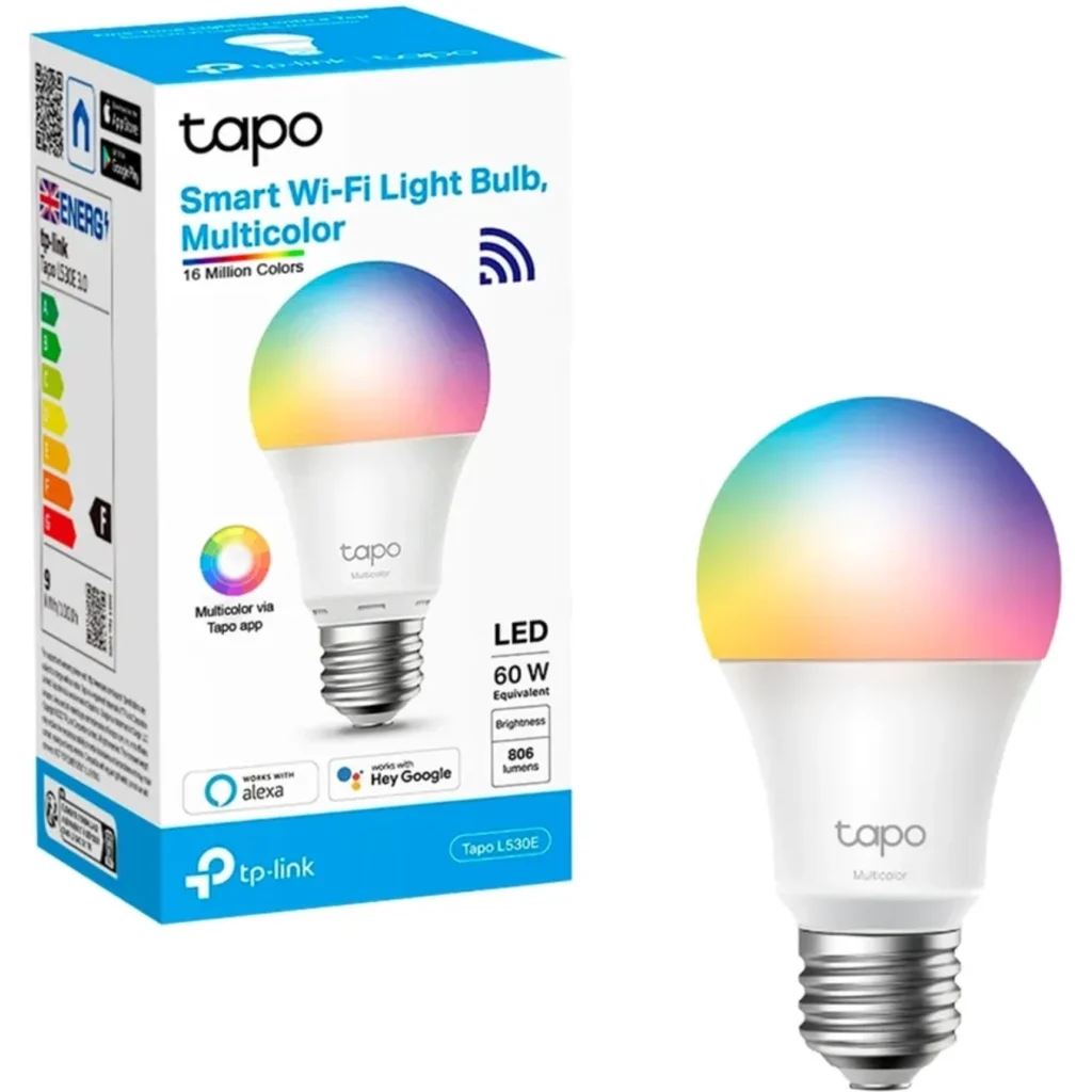 Tapo L530E. Bombilla LED Inteligente RGB Multicolor Tapo
