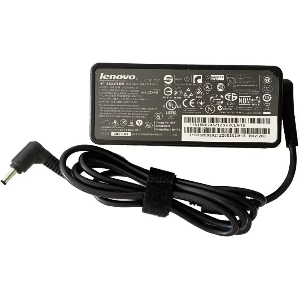 Cargador Notebook Lenovo 65W 20V 3.25A (4.0*1.7mm)