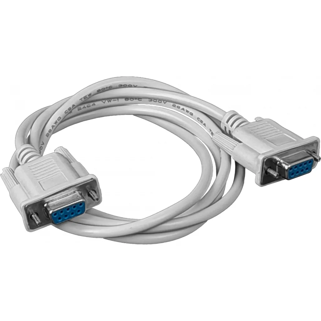 Straight 1,3mt DB9-Hembra-Hembra 130cm Cable Directo SerialRS232 DE-09