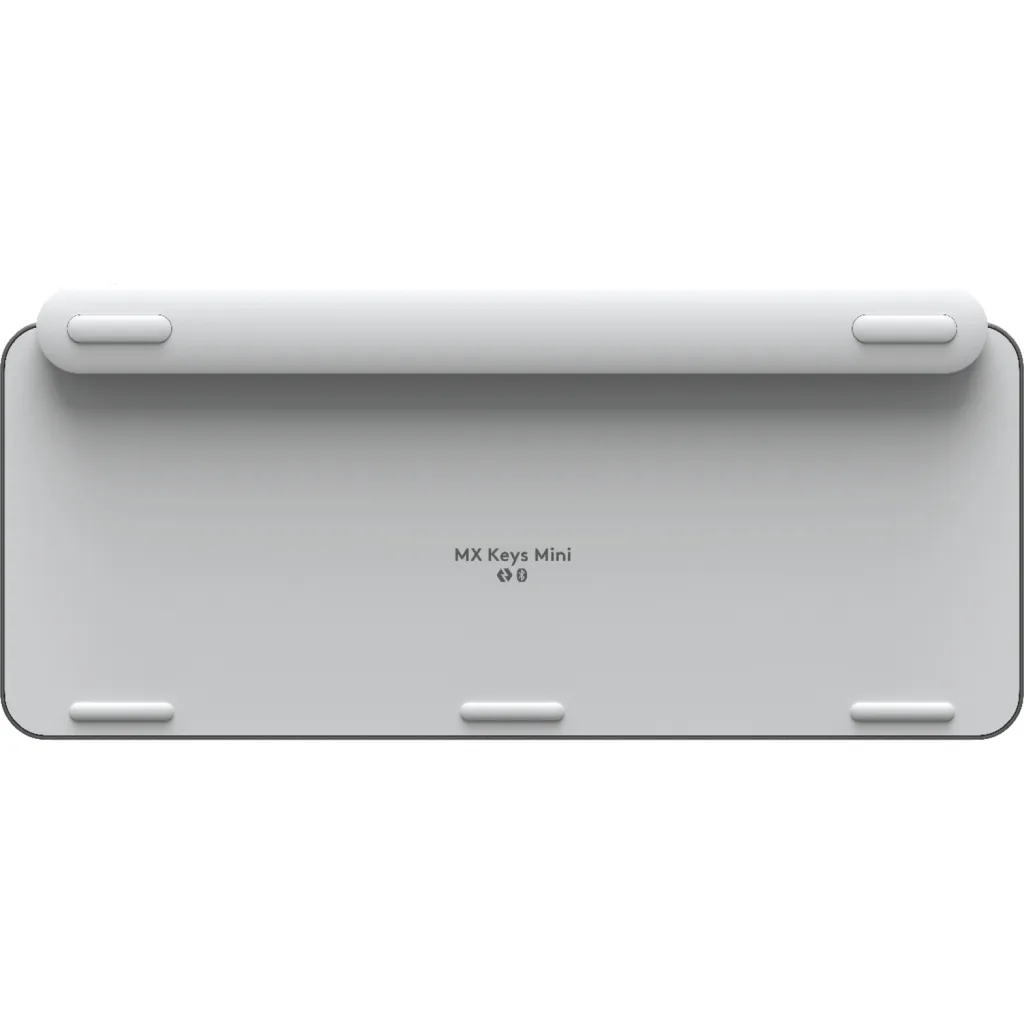 Imagen 2 de Teclado Español iluminado Bluetooth Logitech MX Keys Mini Blanco